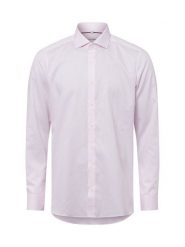 Olymp Level Five OLYMP - koszula biznesowa Mężczyźni Slim Fit Bawełna różowy|biały, 39. Białe koszule męskie Olymp Level Five, m, bez wzorów, z bawełny, biznesowe, bez kołnierzyka, bez ramiączek. Za 329.95 zł.