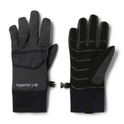 Rękawiczki zimowe turystyczne damskie Columbia W Infinity Trail Glove. Czarne rękawiczki damskie Columbia, na zimę, bez wzorów, sportowe. Za 167.99 zł.