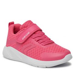 Sneakersy Geox. Niebieskie trampki i tenisówki chłopięce Geox, bez wzorów, bez zapięcia. Za 269.99 zł.