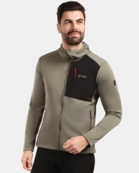 Męska bluza polarowa Kilpi SEVELEN-M. Zielone bluzy męskie Kilpi, l, bez wzorów, z materiału, bez kaptura. Za 473.69 zł.