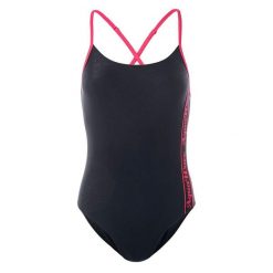 Damski Jednoczęściowy Strój Kąpielowy Sublime II. Czarne kostiumy jednoczęściowe damskie AQUAWAVE, m, bez wzorów, na fitness i siłownię. Za 132.99 zł.