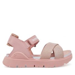 Sandały Biomecanics. Czerwone sandały dziewczęce Biomecanics, bez zapięcia. Za 179.99 zł.