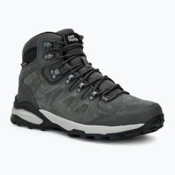 Buty trekkingowe męskie Jack Wolfskin Refugio Texapore Mid. Szare trekkingi męskie Jack Wolfskin, trekkingowe. Za 399.99 zł.