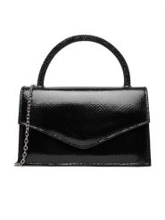 JENNY Torebka C-JNY-L-014-08 Czarny. Czarne torebki do ręki damskie Jenny, bez wzorów, z materiału, wizytowe, bez dodatków. Za 109.99 zł.