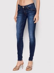 Guess Jeansy W2YAJ2 D4Q03 Niebieski Skinny Fit. Niebieskie jeansy damskie Guess. Za 299.99 zł.