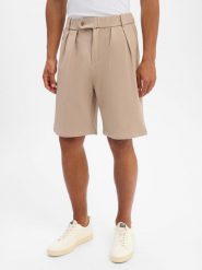 Another Cotton Lab Bermudy - Ragazzi Mężczyźni beżowy|szary, S. Brązowe szorty męskie Another Cotton Lab, m, bez wzorów, z bawełny. Za 329.95 zł.