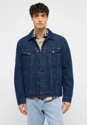 Męska Kurtka Jeansowa Mustang Style Dallas Jacket Denim Blue 1017474 5000 900. Niebieskie płaszcze męskie Mustang, na zimę, m, bez wzorów, z denimu, bez kaptura. Za 199.99 zł.