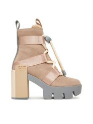 United Nude Trzewiki Grip Nomad Mid II 1076486157 Różowy. Czerwone botki damskie United Nude, ze skóry, bez obcasa, na słupku, bez zapięcia. Za 1,509.00 zł.