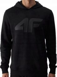 BLUZA MĘSKA 4F Z KAPTUREM CIEPŁA DRESOWA BAWEŁNA KANGUREK SM1464 20S r. XL. Bluzy męskie 4f, m, bez wzorów, z bawełny, z kapturem. Za 109.99 zł.