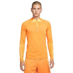 Męska Bluza Strike Drill DriFIT. Brązowe bluzy męskie Nike, m, bez wzorów, bez kaptura, trekkingowe. Za 306.99 zł.