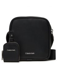 Calvin Klein Saszetka Ck Est. Pu Cube Reporter K50K511861 Czarny. Czarne saszetki męskie Calvin Klein, ze skóry. Za 219.99 zł.