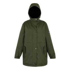Womens/Ladies Brielly Insulated Waterproof Jacket. Zielone kurtki damskie Regatta, na jesień, bez wzorów, bez kaptura, trekkingowe. Za 187.99 zł.