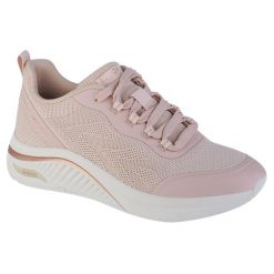 Buty sportowe Sneakersy damskie, Arch Fit S-Miles - Sonrisas. Brązowe obuwie sportowe damskie Skechers, bez wzorów, z materiału, trekkingowe. Za 379.99 zł.