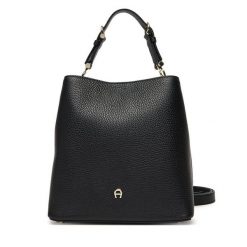 Torebka Aigner. Czarne torebki do ręki damskie Aigner, bez wzorów, klasyczne, bez dodatków. Za 2,209.00 zł.
