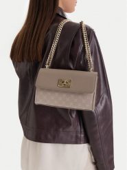 Nine West Torebka CEO-Nyxa-KY219 Szary. Szare kopertówki damskie Nine West, bez wzorów, z materiału, bez dodatków. Za 179.99 zł.