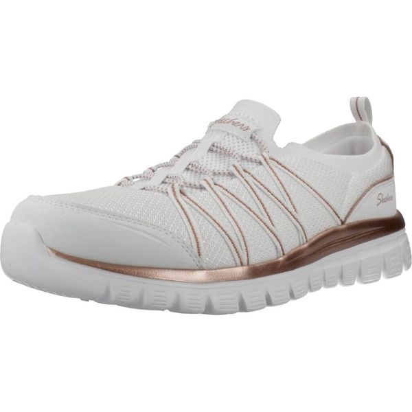 Buty SKECHERS GRACEFUL PURECRUSH Biały. Białe obuwie sportowe damskie Skechers, trekkingowe. Za 260.99 zł.