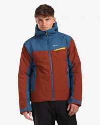 Męska kurtka narciarska Kilpi FLIP-M. Czerwone kurtki snowboardowe męskie Kilpi, m, bez wzorów, z materiału, bez kaptura, narciarskie. Za 384.00 zł.
