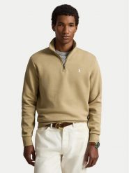 Polo Ralph Lauren Bluza 710P06234509 Beżowy Regular Fit. Brązowe bluzy męskie Polo Ralph Lauren, m, bez wzorów, z bawełny, bez kaptura. Za 859.99 zł.