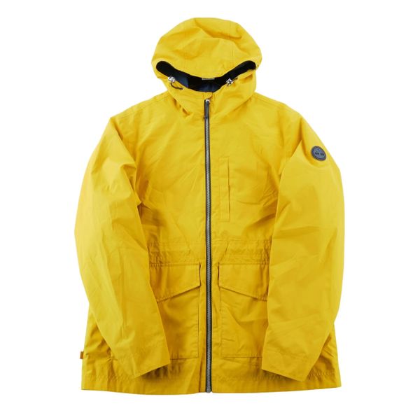 Second life - Parka męska z kapturem Patch Tree Logo - Stan dobry. Żółte parki męskie Timberland, m, z aplikacjami, z jeansu, sportowe, z kapturem. Za 195.36 zł.