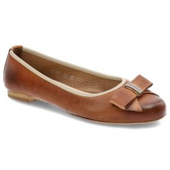 Brązowe Baleriny Baldaccini Modne Damskie Buty. Brązowe baleriny damskie Baldaccini, na wiosnę, bez wzorów, ze skóry, bez obcasa, na płaskiej podeszwie. Za 189.00 zł.