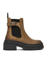 G-Star Raw Sztyblety CEO-WI34-ALASKA-02 Brązowy. Brązowe botki damskie G-Star Raw, z nubiku, retro, bez obcasa, na płaskiej podeszwie, bez zapięcia. Za 369.99 zł.