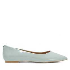 Baleriny Nine West. Niebieskie baleriny damskie Nine West, bez wzorów, bez obcasa. Za 119.99 zł.