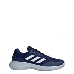 Gamecourt 2.0 Tennis Shoes. Białe buty sportowe męskie Adidas, z materiału, bez zapięcia, tenisowe. Za 296.75 zł.