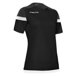 Damski jersey Macron Sedna. Białe koszulki sportowe damskie Macron, bez wzorów, z jersey, sportowe, bez kołnierzyka. Za 175.50 zł.