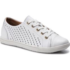 Sneakersy KAZAR - Tilly 38064-01-01 White. Białe półbuty damskie marki Kazar, bez wzorów, ze skóry, sportowe. Za 399.00 zł.
