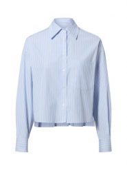 Weekend Max Mara bluzka koszulowa - WKDEden Kobiety Bawełna niebieski, 38. Niebieskie bluzki damskie Weekend Max Mara, bez wzorów, z bawełny, bez kołnierzyka, bez ramiączek. Za 699.95 zł.