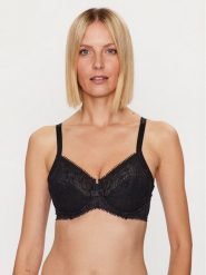 Chantelle Biustonosz z fiszbiną Day To Night C15F10 Czarny. Czarne biustonosze Chantelle, bez wzorów, z syntetyku. Za 419.99 zł.