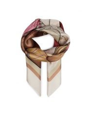 Coach Chusta 29CAS76 Biały. Białe czapki i kapelusze damskie Coach, bez wzorów, z jedwabiu. Za 399.99 zł.