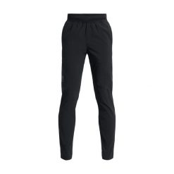 Spodnie treningowe Under Armour UA Unstop Taper Pant 1373752. Czarne spodnie materiałowe dla chłopców Under Armour, bez wzorów, z dzianiny. Za 227.90 zł.