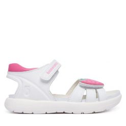Sandały Biomecanics. Białe sandały dziewczęce Biomecanics, bez zapięcia. Za 289.99 zł.