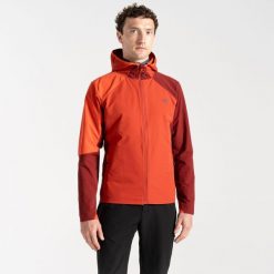 Kurtka męska softshell Dare 2B Lattitudinal II - pomarańczowy L. Brązowe kurtki męskie Dare 2b, l, bez wzorów, z softshellu, sportowe, bez kaptura. Za 129.00 zł.