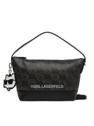 KARL LAGERFELD Torebka A2W30177 Czarny. Czarne torebki do ręki damskie KARL LAGERFELD, bez wzorów, ze skóry, bez dodatków. Za 549.99 zł.