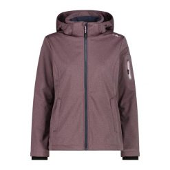 Damska wodoodporna kurtka z kapturem CMP. Czerwone kurtki damskie CMP, xl, bez wzorów, z materiału, z kapturem. Za 324.00 zł.