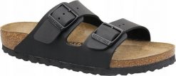 Birkenstock Birkenstock Arizona 51793 Czarne 43. Czarne klapki damskie Birkenstock, bez wzorów, sportowe, bez obcasa. Za 326.45 zł.
