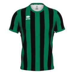 Koszulka Errea Strip. Czarne koszulki sportowe męskie ERREA, m, bez wzorów, bez kołnierzyka, bez ramiączek, do piłki nożnej. Za 240.00 zł.