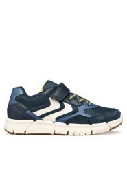 Geox Sneakersy J Flexyper Boy J459BB 0FU22 C0657 D Granatowy. Niebieskie buty sportowe chłopięce Geox, bez wzorów, z materiału, bez zapięcia. Za 309.99 zł.