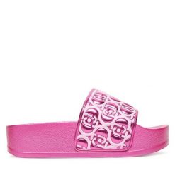 Klapki Liu Jo. Czerwone klapki damskie Liu Jo, bez wzorów, bez obcasa. Za 169.99 zł.