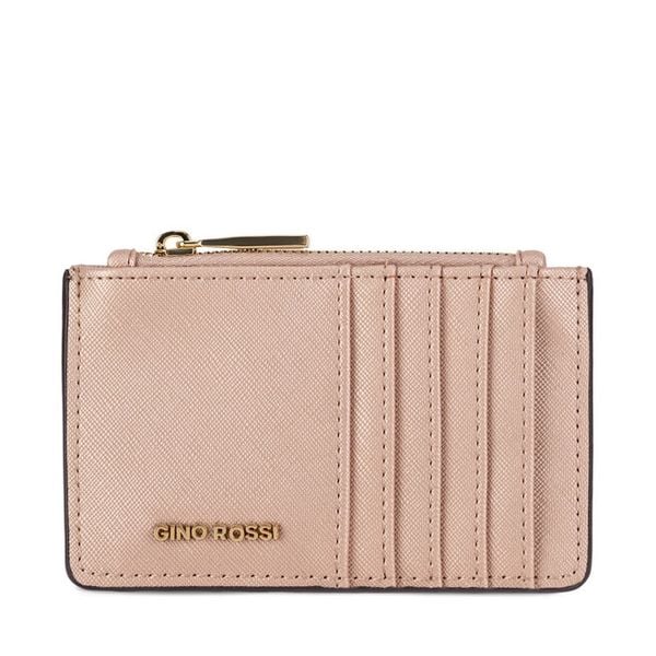 Etui na karty kredytowe GINO ROSSI. Czerwone portfele damskie Gino Rossi, bez wzorów. Za 49.99 zł.