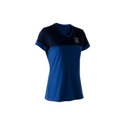 Koszulka krótki rękaw do piłki nożnej FF100 Francja damska. T-shirty damskie marki KIPSTA. Za 44.99 zł.