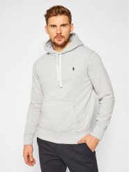 Polo Ralph Lauren Bluza 710766778006 Szary Regular Fit. Szare bluzy męskie Polo Ralph Lauren, m, bez wzorów, z bawełny, bez kaptura. Za 799.99 zł.