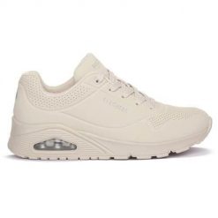 Buty do chodzenia damskie Skechers Owht One Stand On Air. Białe obuwie sportowe damskie Skechers, bez wzorów, z materiału, trekkingowe. Za 376.00 zł.