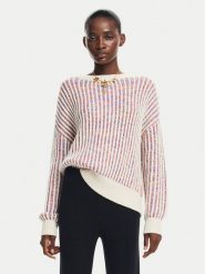 Desigual Sweter Whitehorse 24WWJF34 Écru Regular Fit. Swetry damskie Desigual, xl, bez wzorów, z syntetyku, bez kołnierzyka, bez ramiączek, bez kaptura. Za 379.99 zł.
