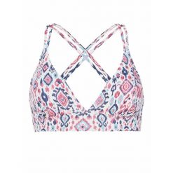 Damski top do kostiumu kąpielowego Protest Mixsupera 24. Białe topy damskie Protest, s, bez wzorów, bez kołnierzyka, bez ramiączek. Za 217.50 zł.