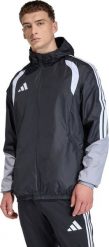Kurtka męska Adidas Kurtka męska adidas Tiro 26 Competition All Weather czarna JX4247 XL. Czarne kurtki męskie Adidas, m, bez wzorów, bez kaptura. Za 312.75 zł.