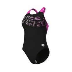 Damski kostium kąpielowy 1-częściowy Arena Flowing V Back. Czarne kostiumy jednoczęściowe damskie Arena, l, bez wzorów, sportowe, do pływania. Za 238.00 zł.