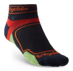 BRIDGEDALE Skarpety męskie ULTRALIGHT T2 COOLMAX SPORT LOW navy-L. Niebieskie skarpety męskie Bridgedale, bez wzorów, z elastanu. Za 57.65 zł.